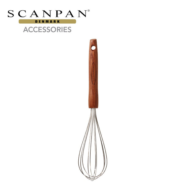 SCANPAN 30cm Whisk, Silicone/Carbonized Ash