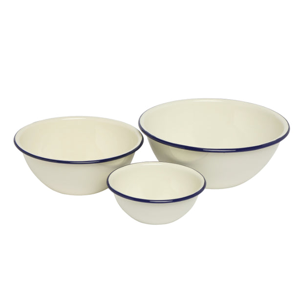 Wiltshire Enamel Mixing Bowls (Set Of 3)