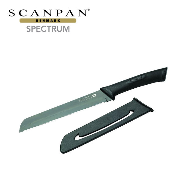 Scanpan Spectrum 18Cm Bread Knife (Black)