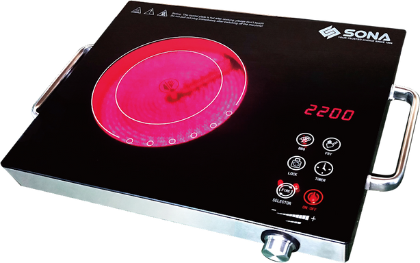 SONA Multi-Function Infrared Cooker SIC 3302 (Local Delivery Only)