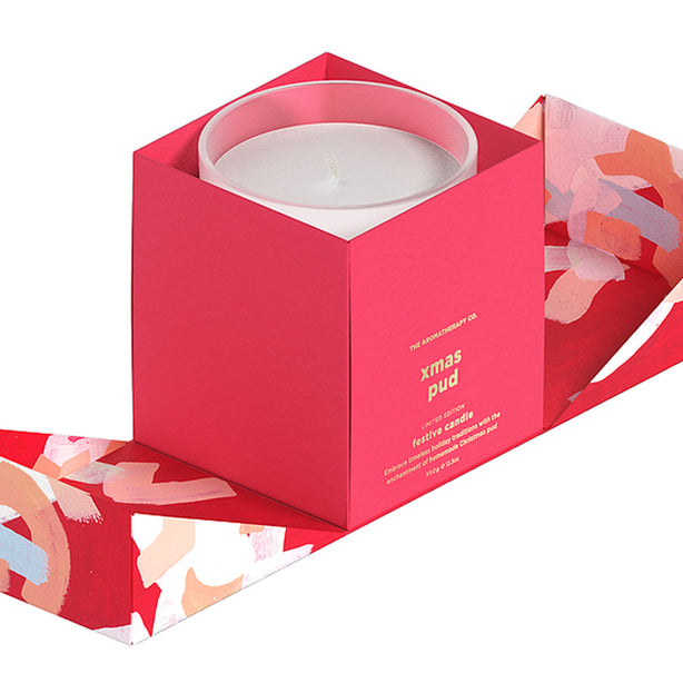 TAC Festive Favours Soy Candle - Xmas Pud (350g)