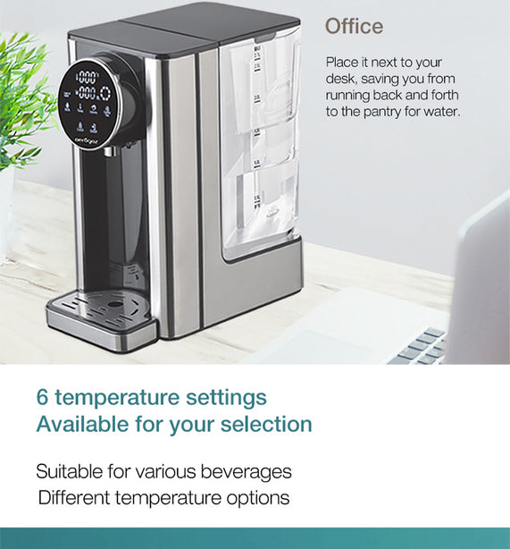 Aerogaz 2.7L Instant Boiling Water Dispenser with Filter system (Free 2 pcs filters)