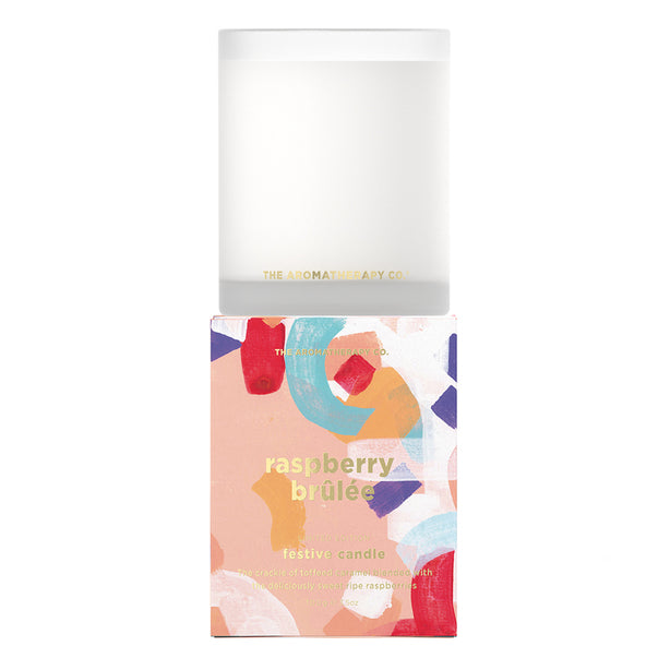 TAC Festive Favours Soy Candle - Raspberry Brulee (100g)