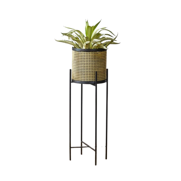 Rattan planter / flower pot stand
