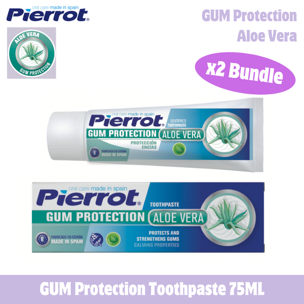 Pierrot Gum Protection Toothpaste 75ml (Bundle of 2)