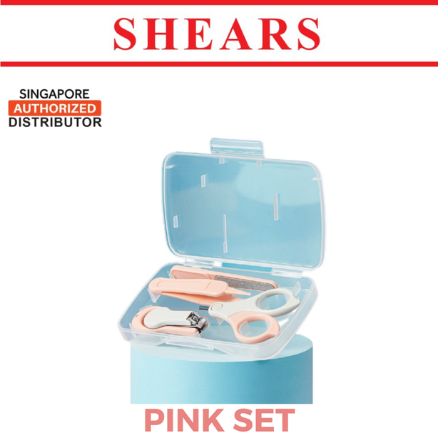 Shears Baby Nail Care Set Toddler Nail Manicure Set Pink