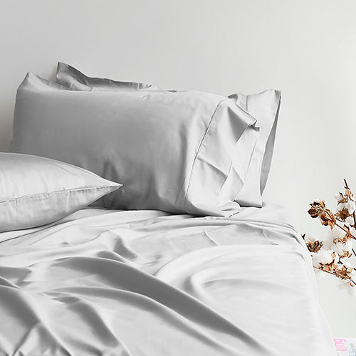 Bamboo Cotton Sheet Set King Bed