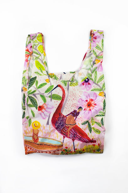 Kind Bag Medium Roeqiya: Red Bird
