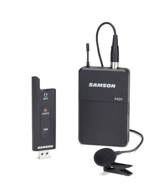 Samson Stage XPD2 Presentation USB Digital Wireless System with LM8 Lavalier Microphone