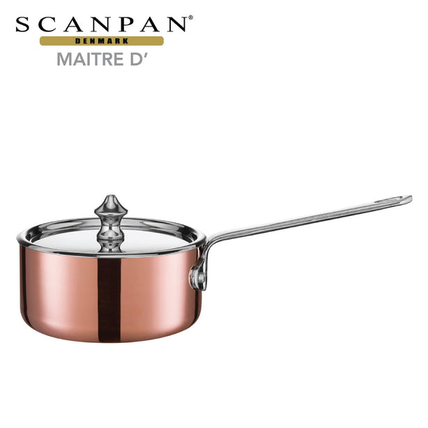Scanpan Maitre D' Copper 10Cm/ 0.35L Covered Saucepan