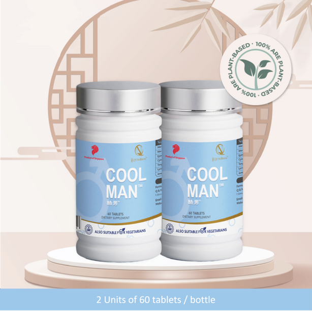 QN Wellness Cool Man™ - 60 Caplets x 2 boxes [Valued Pack]