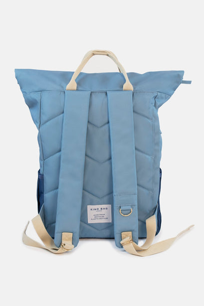 BACKPACK Large Light Blue & Navy