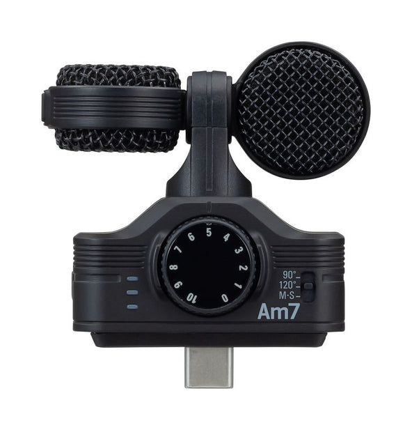 Zoom Am7 Rotating Mid Side Stereo Capsule – USB-C Connector for Android