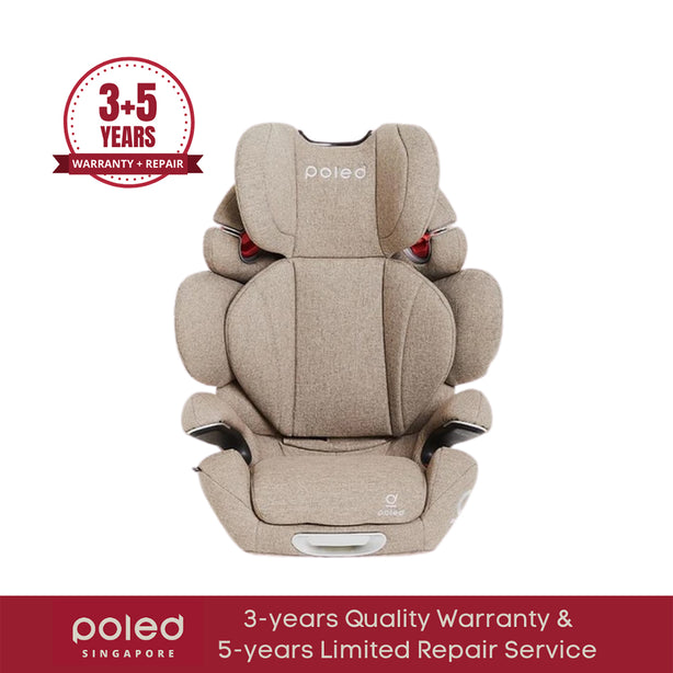 Poled x Hyundai Ball-Fix Pro Junior Car Seat | London Brown