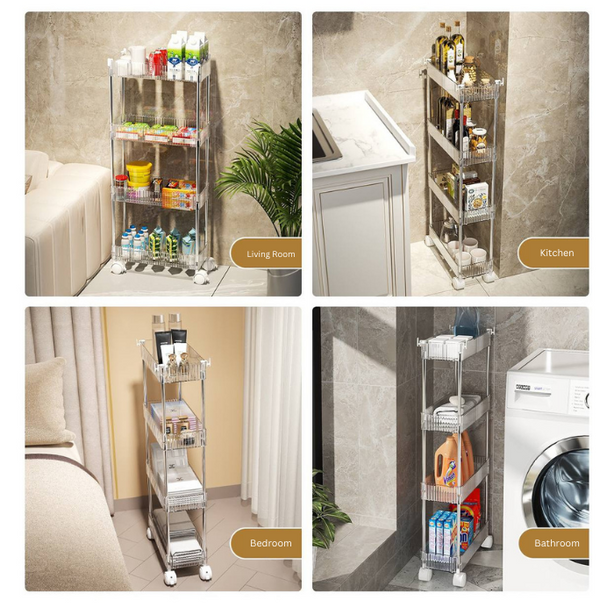 Fluted Storage Trolley