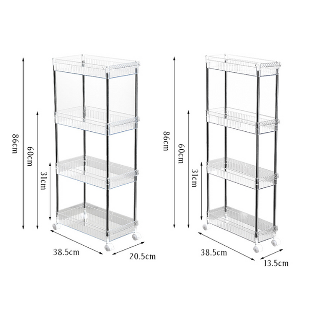 Fluted Storage Trolley