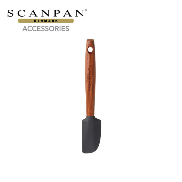 SCANPAN 21cm Jar Scraper, Silicone/Carbonized Ash