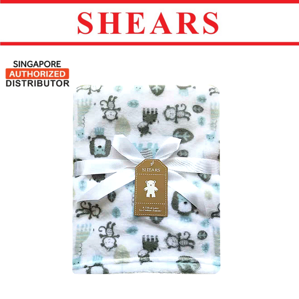 Shears Baby Blanket Coral Fleece Toddler Blanket Safari