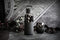 Hydy CinCin Bottle 480ML Halftone - Ink Black