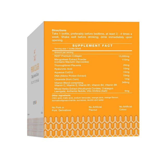 LAC TAUT® Rejuvenate+ Premium Collagen 13,000mg plus Placenta & AG Complex (50ml x 8 bottles)