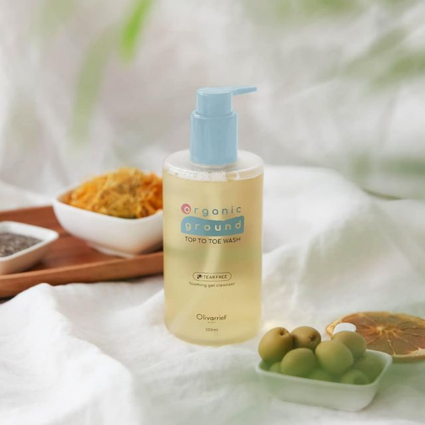 Organic Ground Top To Toe Wash 300ml