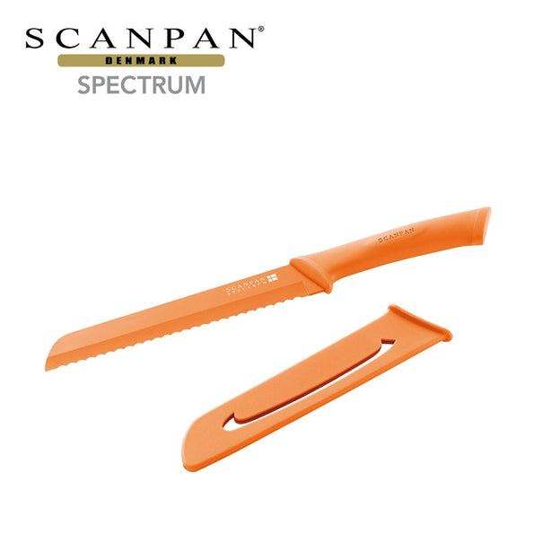Scanpan Spectrum 18cm Bread Knife (Orange)