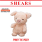 Shears Baby Soft Toy Toddler Beanie Cuddlies Toy Pinky the Piggy