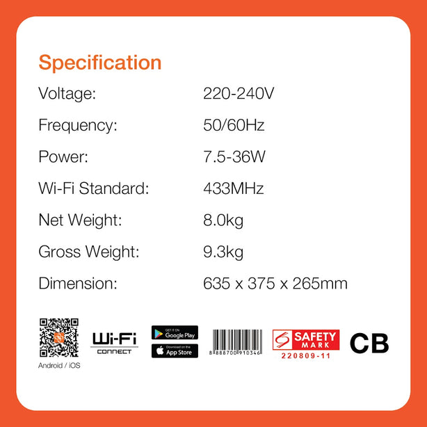 Mowe Smart Ceiling Fan 56