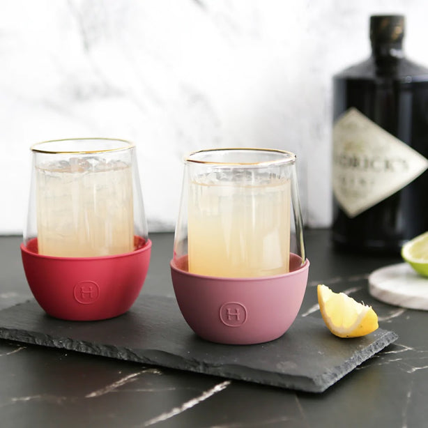 Hydy Lucido Doublewall-Glass 240ML Stripes