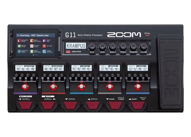 Zoom G11 Multi-Effects Processor with Expression Pedal