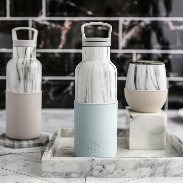 Hydy CinCin Bottle 480ML White Marble