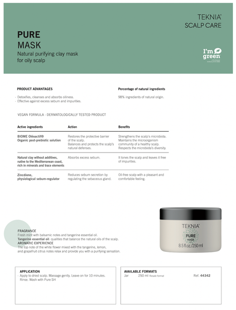 Lakme Teknia Pure Mask 250ml