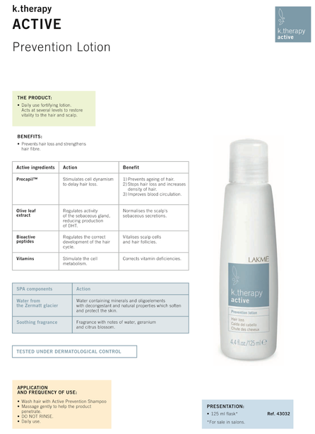 Lakme k.therapy Active Hair Lotion 125ml