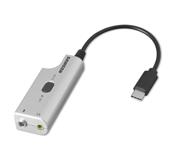Samson DEU1 Headset Microphone with USB Audio Adapter