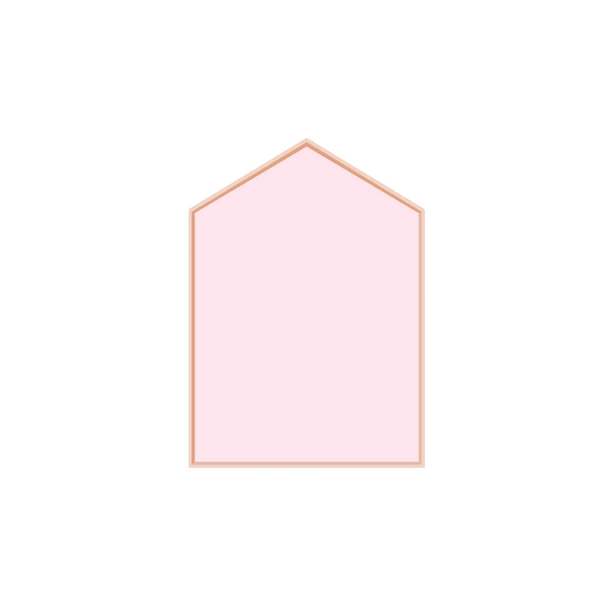 Noriterboard Magnetic Board One Tone in Natural Wood - Pink + Free Gifts (M)