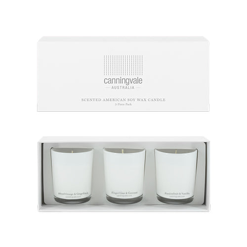 Mixed 3 Pack Scented Soy Wax Candles