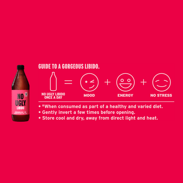 No Ugly Libido Functional Beverage - 250ml x 3 bottles