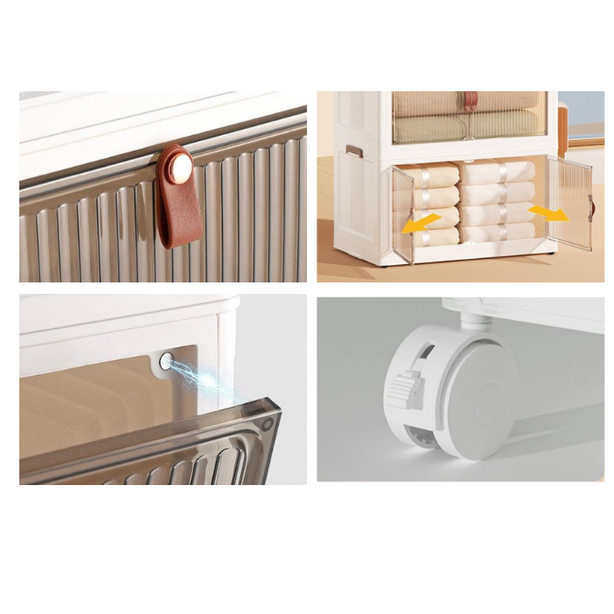 Collapsible Storage Drawer Cabinets
