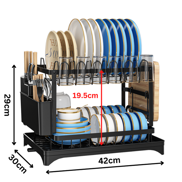Danco Nordic Dish Rack with full set of accessories