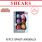 Shears Baby Bath Toy Toddler Bath Toy 6 PCS SPRAY SEA ANIMALS
