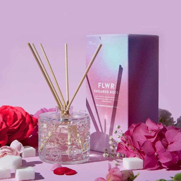 TAC FLWR 90ml Diffuser - Sugared Rose