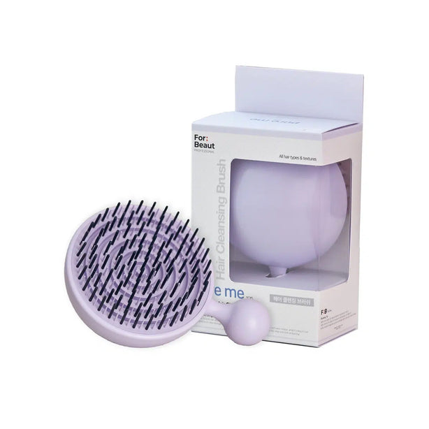 For Beaut Pure Me Detangling & Oil Removal Hair Brush - Serendipity Purple