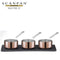 Scanpan Maitre D' Copper 6Cm/0.08L Mini Saucepot Set With Slateboard