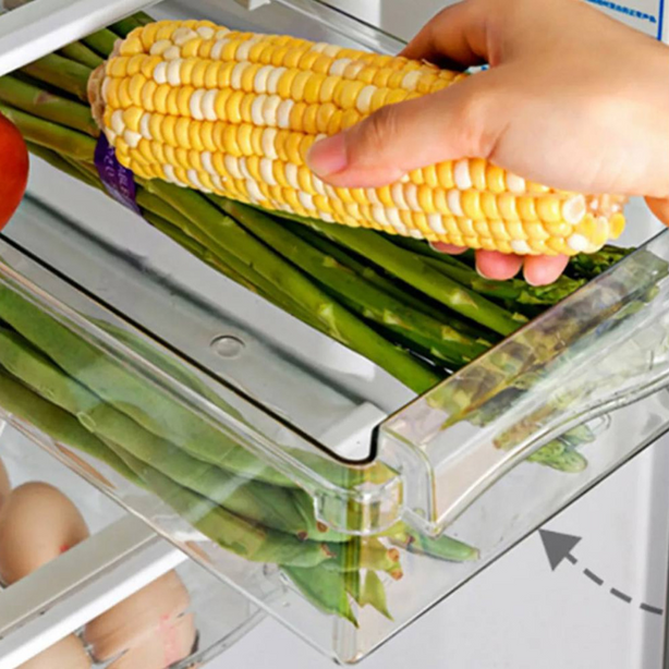 Hanging Fridge Drawer Organizer