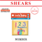 Shears Baby Cloth Book Toddler Learning Book Number Cognitive