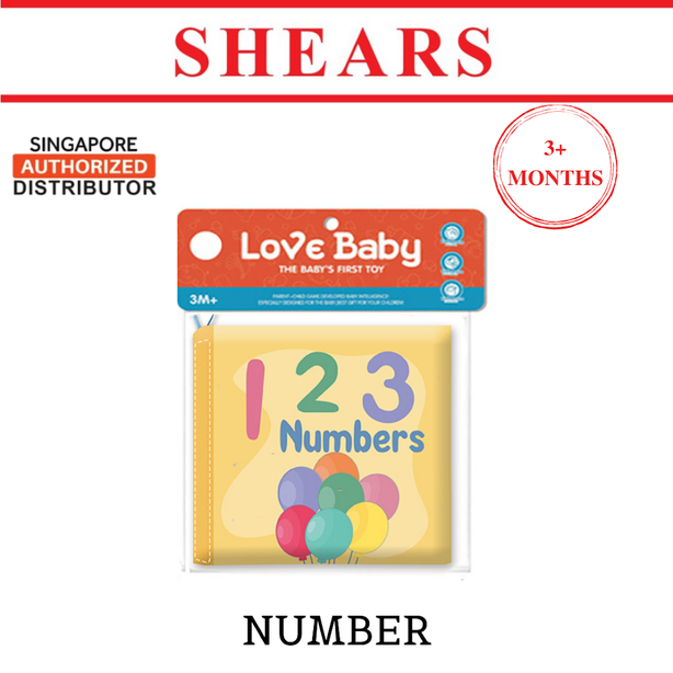 Shears Baby Cloth Book Toddler Learning Book Number Cognitive