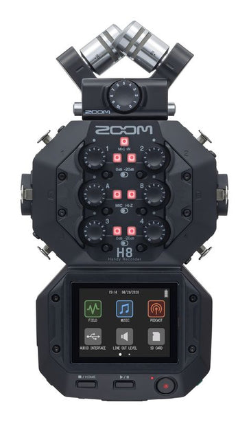 Zoom H8 8-Input / 12-Track Handy Recorder