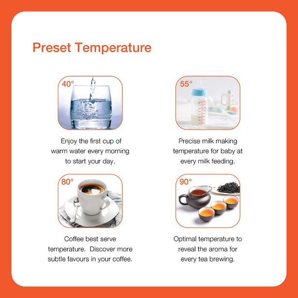 Mowe Smart Kettle with temperature control