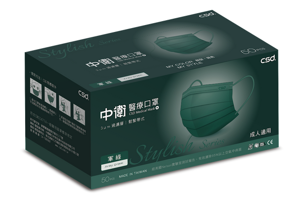 CSD Variety of Coloured Medical Masks