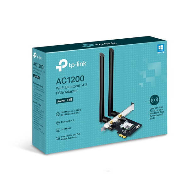 Tp-Link Archer T5E Ac1200 Wifi & B/Tooth Pci-Exp Adapter